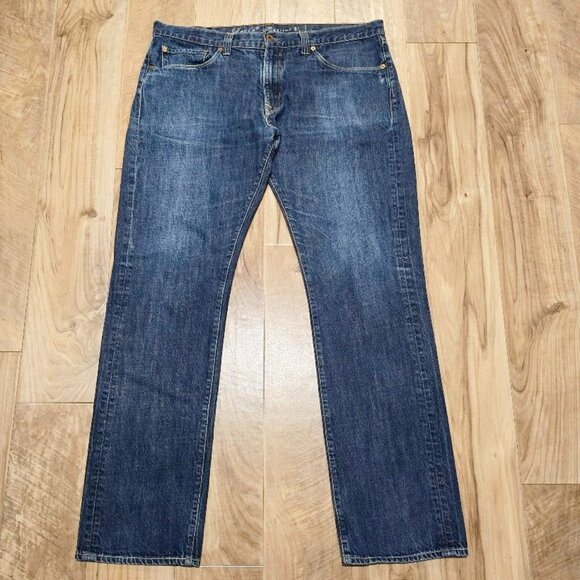 LEVI’S Capital E Hesher Blue Jeans Men’s size 39x33 (tag 38) USA - Picture 3 of 16